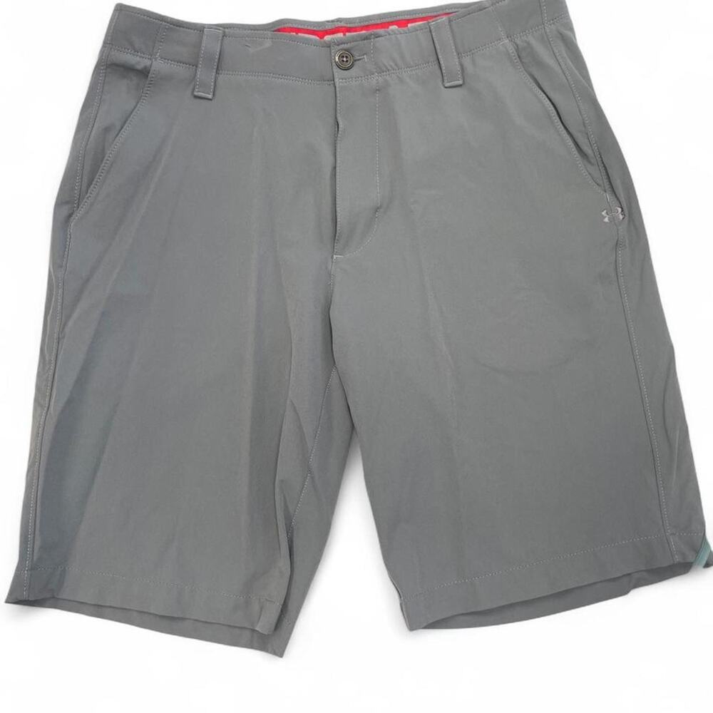 A.Under armour gray shorts size